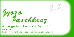 gyozo paschkesz business card